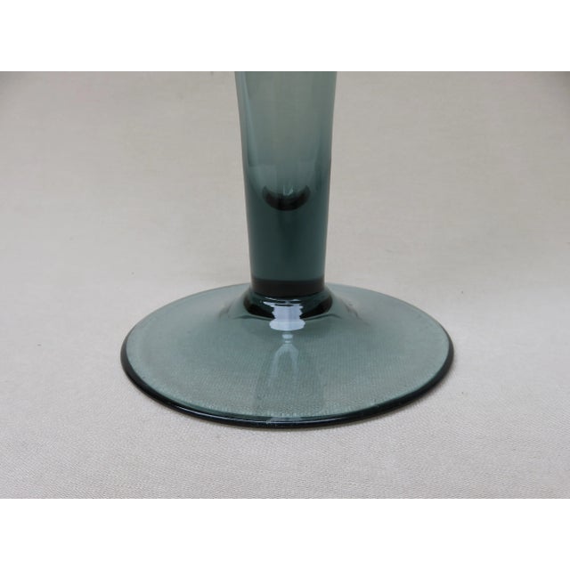 Tourmaline Glass Vases by Wilhelm Wagenfeld for WMF, 1950s, Set of 6 For Sale - Image 12 of 13