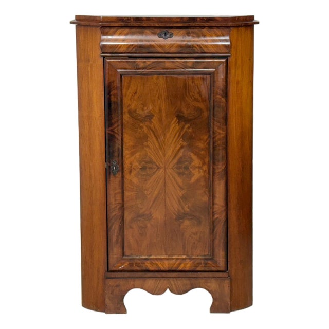 Biedermeier Corner Cabinet, 1880 For Sale