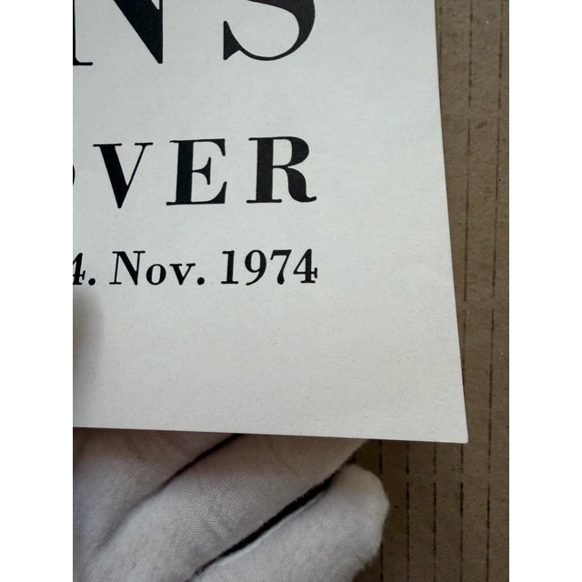 1970s André Thomkins (1930–1985), Kestner-Gesellschaft Hannover, 1974, Vintage Exhibition Poster, Printed in Germany For Sale - Image 5 of 11