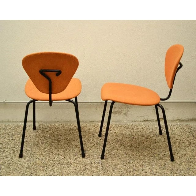 Dining Chairs by Campo e Graffi for ISA Bergamo, 1950s, Set of 4 For Sale - Image 3 of 9