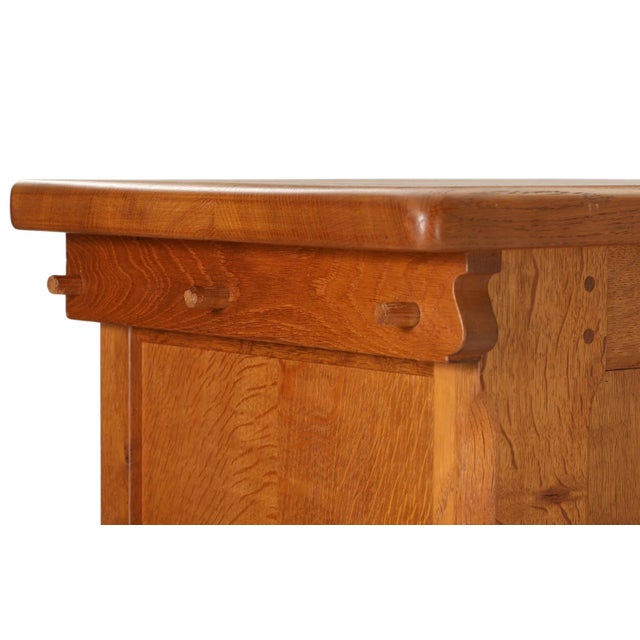 Henry Kjaernulf Large Oak Danish Cabinet, 1960s For Sale - Image 4 of 9