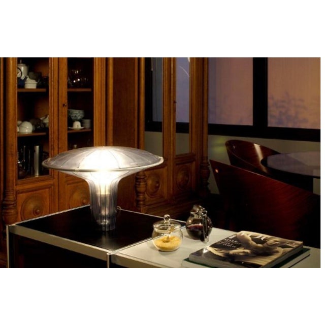 Beautiful, rare and timeless luceplan “d36 agaricon” - an absolute eye-catcher table lamp thanks to the futuristic design...
