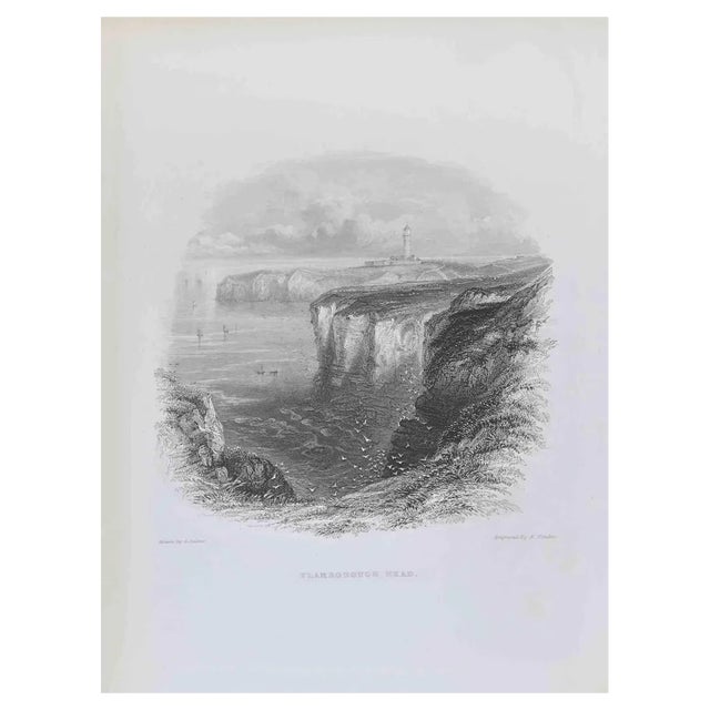Edward Francis Finden, Flamborough Head, Engraving, 1838 For Sale