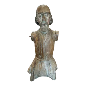 17th Century Wood Carving Sculpture, BC Santiago