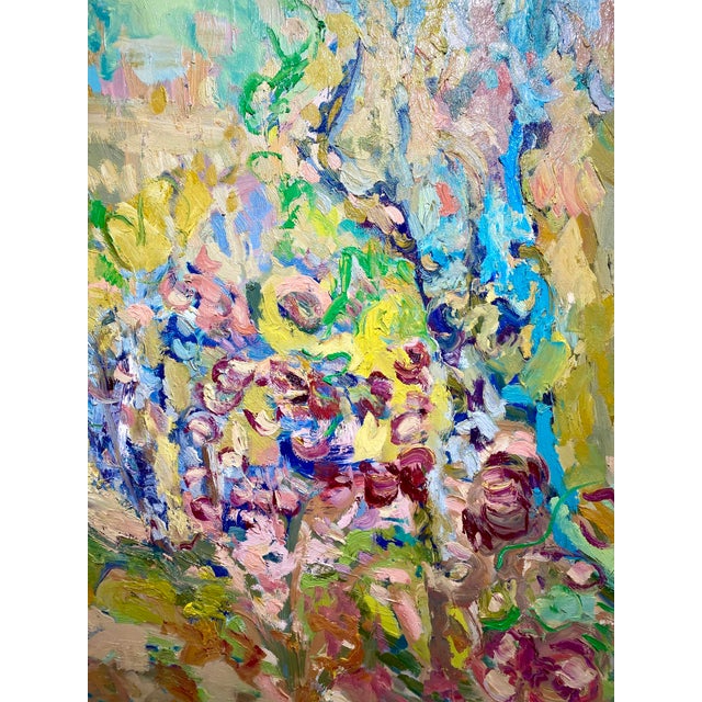 Contemporary Resting in Your Garden. Contemporary Oil Painting by Francesca Owen For Sale - Image 3 of 4