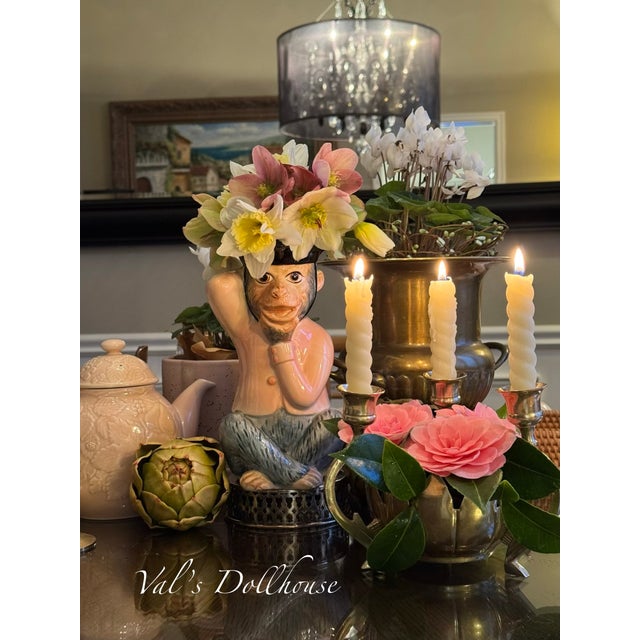 Majolica Style Blush Pink Woodland Berry and Fruit Motif Tea Pot After Bordallo Pinheiro For Sale - Image 9 of 10