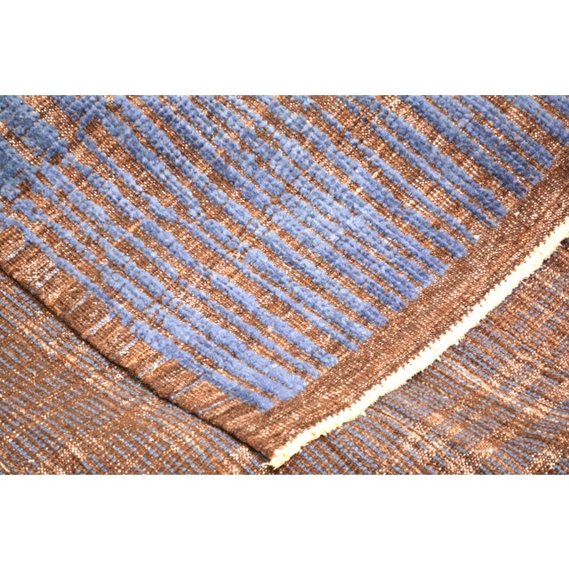 2000 - 2009 Moroccan Hand Knotted Wool Rug, 2'9"x8'3" For Sale - Image 5 of 5