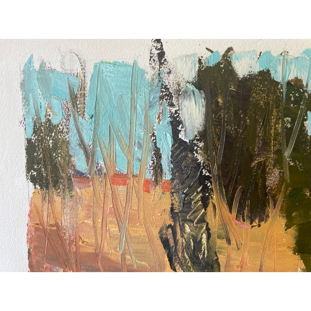 “Sedona” Original Oil Painting on Fabriano Paper by Cindy Carrillo For Sale - Image 4 of 6