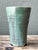Late 20th Century Vintage Studio Pottery Green Vase For Sale - Image 5 of 17