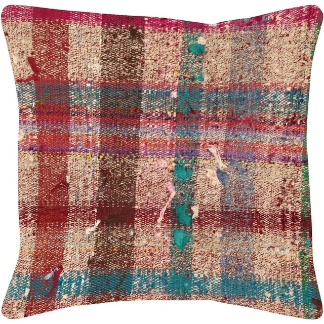 Traditional 1960s Turkish Hemp Pillow For Sale - Image 3 of 3