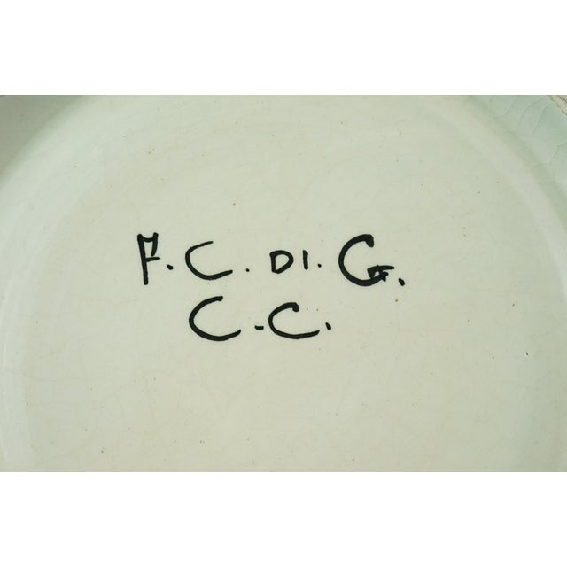 Ceramic Plates from F.A.C.I, Italy, 1930s, Set of 2 For Sale - Image 15 of 17