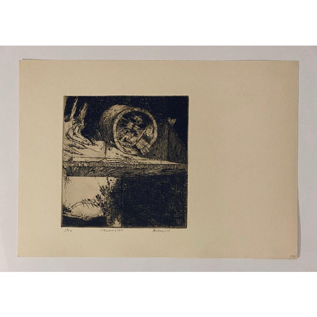 Robert A. BirmelinSpeedometer, American Modernist Abstract Etching For Sale In Miami - Image 6 of 6