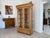 Antique Farmhouse Display Cabinet, Glass-fronted Bookcase. Dimensions: Height 180 cm x Width 110 cm x Depth 46 cm. Antique...