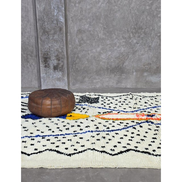 Textile Azilal Berber Moroccan Rug - 8.3 X 5.8 Ft For Sale - Image 7 of 8
