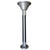 1980s Large Art Deco Revival Machine Age Torchiere Floor Lamp, Pair For Sale - Image 4 of 8
