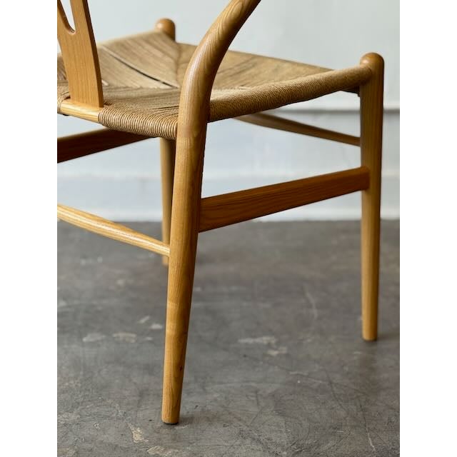 1970s Attributed Hans Wegner Wishbone Chair For Sale - Image 10 of 11