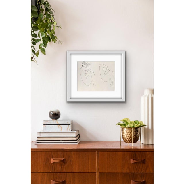 Anna Bertrand, A Woman, Ink on Paper For Sale - Image 6 of 7