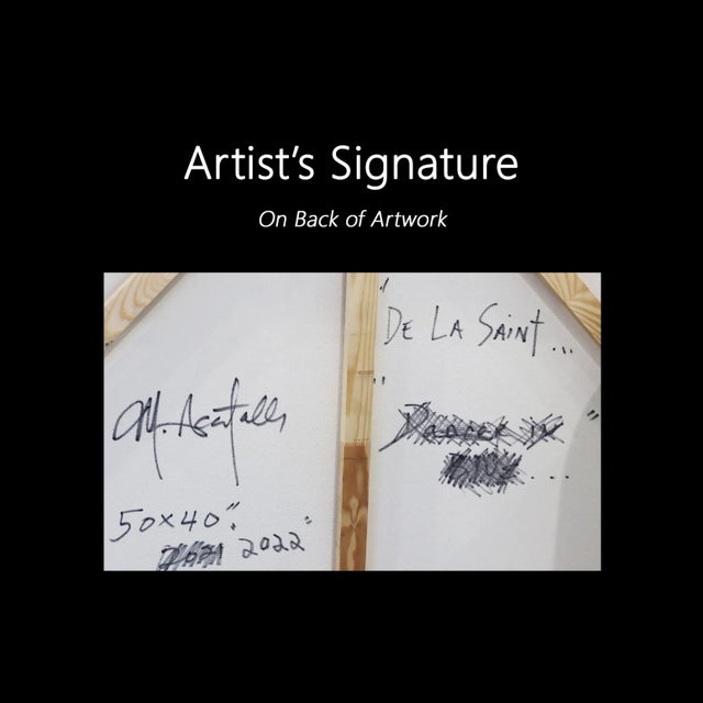"De La Saint" Original Artwork by Mark Acetelli For Sale - Image 9 of 9