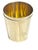 Silver Pair Vintage Art Deco English Silver Plate Tumbler Cups With Gilded Interiors For Sale - Image 8 of 16