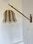 Mid-Century Modern Teak and Sisal Swing-Arm Wall Lamp, 1960s For Sale - Image 9 of 9