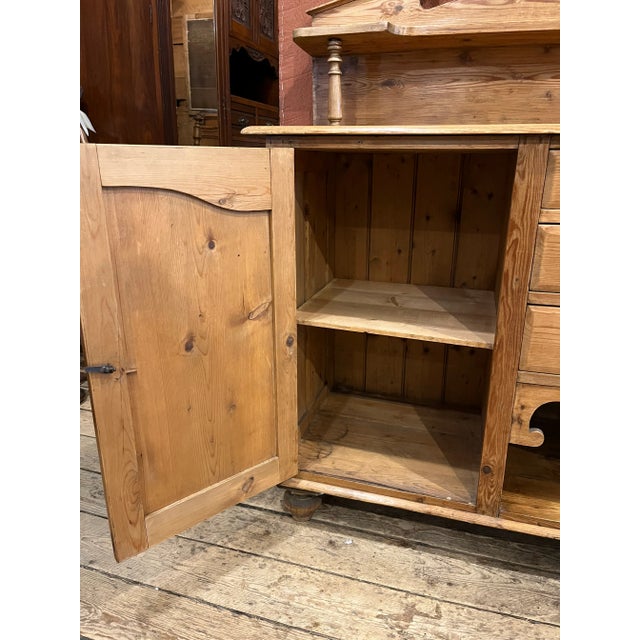 1900s Antique Country Pine Server For Sale - Image 9 of 12
