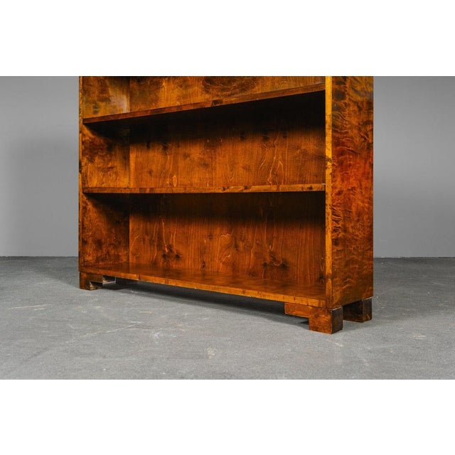 Art Deco Bookcase in Birch For Sale - Image 14 of 15