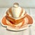 Mid-Century Modern Mid 20th Century Mid Century Modern Fitz and Floyd Coquille Shell Plate & Lidded Bowl Chip and Dip Set For Sale - Image 3 of 7