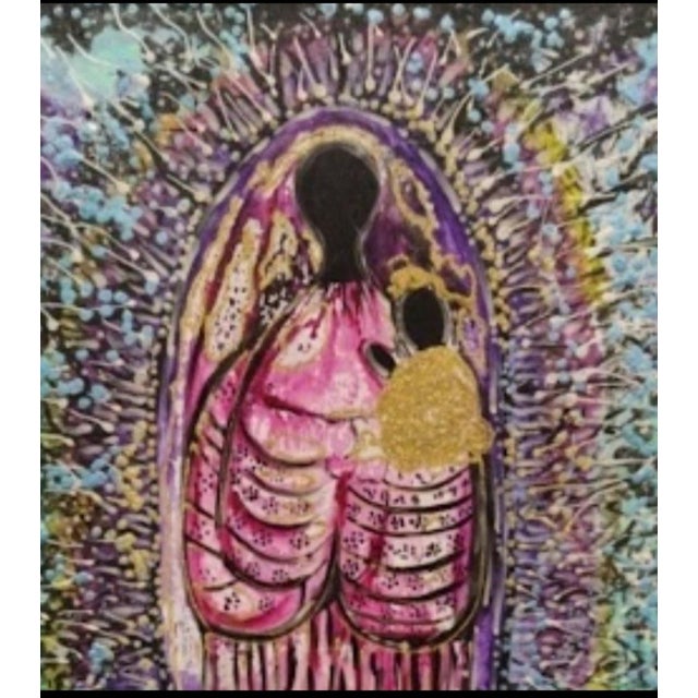Titled "For My Daughter," this 18’x18’ original acrylic on canvas is a centerpiece from Vicky Naranjo’s most celebrated...