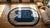 1900s Navy Blue Floral Antique Chinese Peking Rug 6'2" X 8'10" Knotted Wool Carpet For Sale - Image 11 of 12