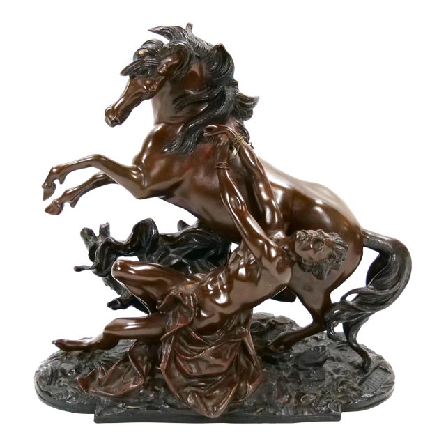 French 19th Century Bronze Sculpture of Hippolytus After Philippe Poitevin 1831 For Sale