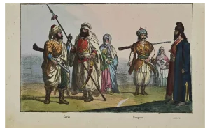 Various Artists, Asian Costume, Lithograph, 1862