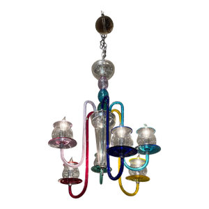 Murano DeMajo Multi Colored Chandelier