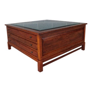 Lexington Bob Timberlake Showcase Cherry Cocktail Coffee Table 40" X 40" For Sale