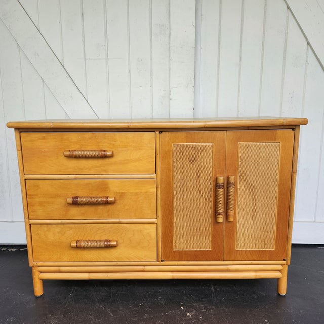 1960s Vintage MidCentury Wood Dresser/Credenza For Sale - Image 9 of 9