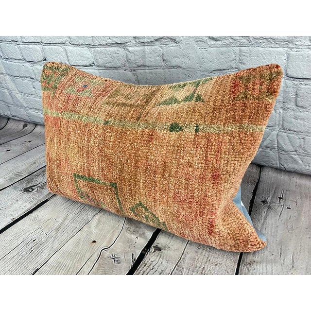 Vintage Pillow Case Turkish Rug Pillow Decorative Rug Pillow Dry cleaning only. PILLOW INSERT IS NOT INCLUDED