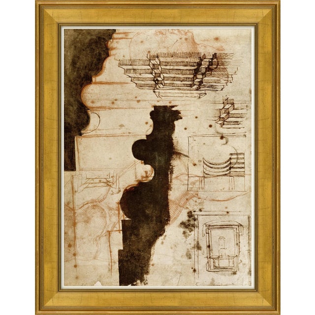 Traditional Il Abbozzo Framed Art Print by David Phoenix For Sale - Image 3 of 3