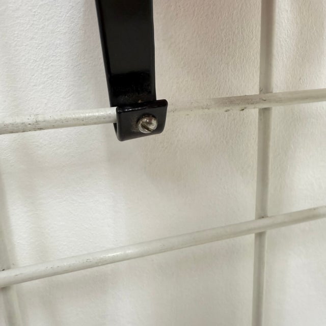 Vintage Wire Metal Wall Coat Rack, 1960s For Sale - Image 10 of 18