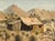 Mid 20th Century 'Dona Ana Southwest Desert Cabin View' Oil Painting, Connie Blake For Sale - Image 5 of 12