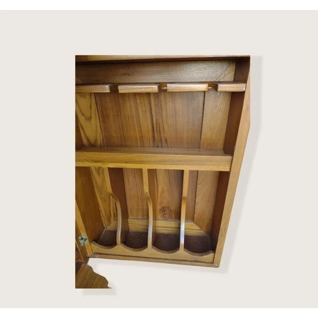 Late 20th Century Late 20th Century Home Bar Storage Cabinet For Sale - Image 5 of 6