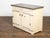 Painted Pine Buffet with Zinc Top and Metal Accents by John Brigham For Sale - Image 9 of 12
