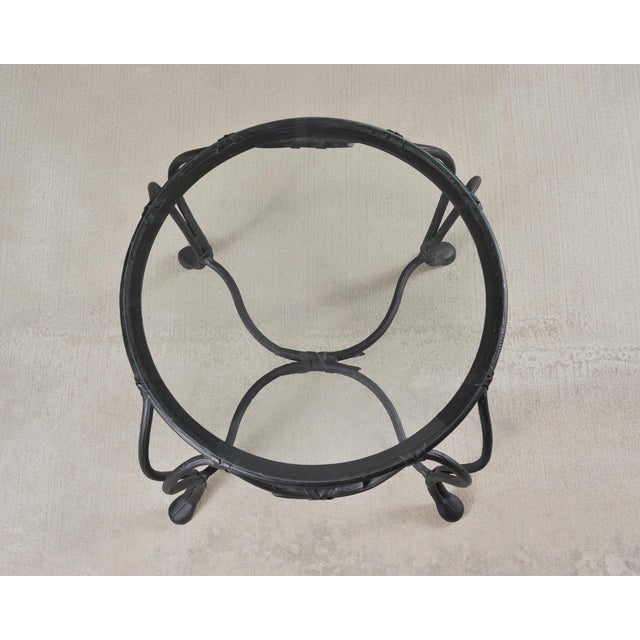 Rose Tarlow Rose Tarlow Style Twig Iron Faux Bois Garden Drinks Table For Sale - Image 4 of 18
