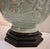 Vintage Celadon Table Lamp With Dragon and Bird Motifs For Sale - Image 11 of 11