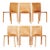 Set of 6 Enrico Pellizzoni Leather Dining Chairs For Sale