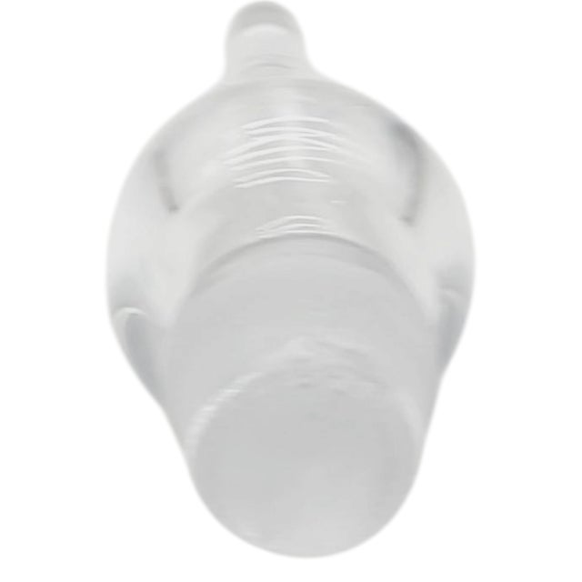 Winslow Anderson for Blenko 920m Amethyst Crackle Glass Decanter With Clear Stopper For Sale - Image 11 of 12