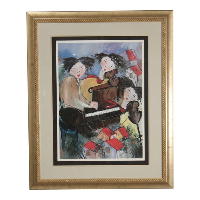 Patricia Nguyen Minh-Huong Framed Print, 'Sweet Melodie' For Sale
