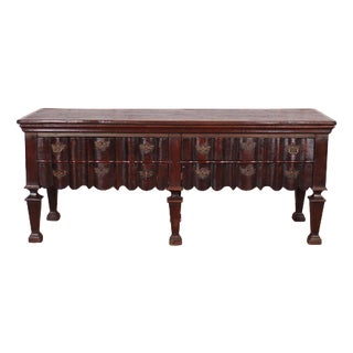 Dutch Dresser Base in Oak For Sale