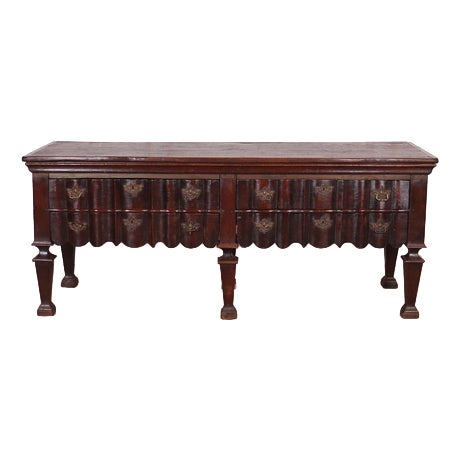 Dutch Dresser Base in Oak For Sale
