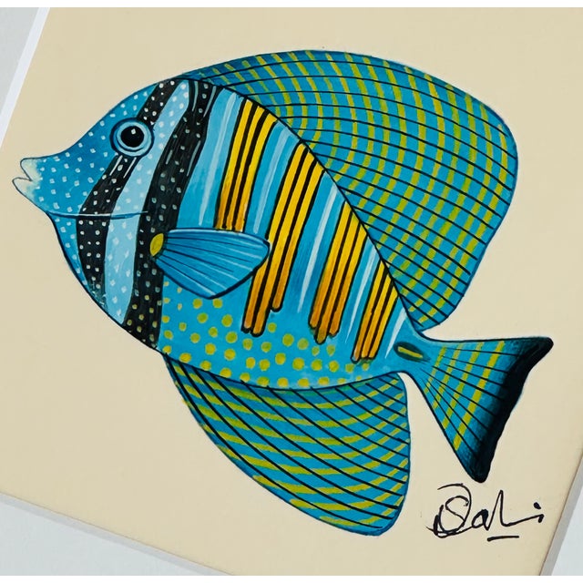 Introducing our exquisite hand-painted fish series, wherein each piece is meticulously crafted with fine acrylic paints...