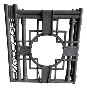 Industrial Architectural Fragment Circular Motif in Cast Iron, 1930s