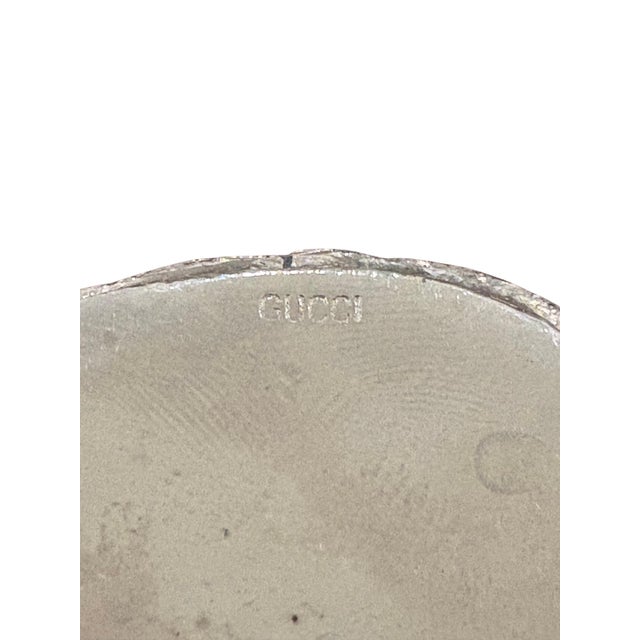 Silver Vintage Gucci Silver-Tone Fox Head Bottle Opener For Sale - Image 8 of 8